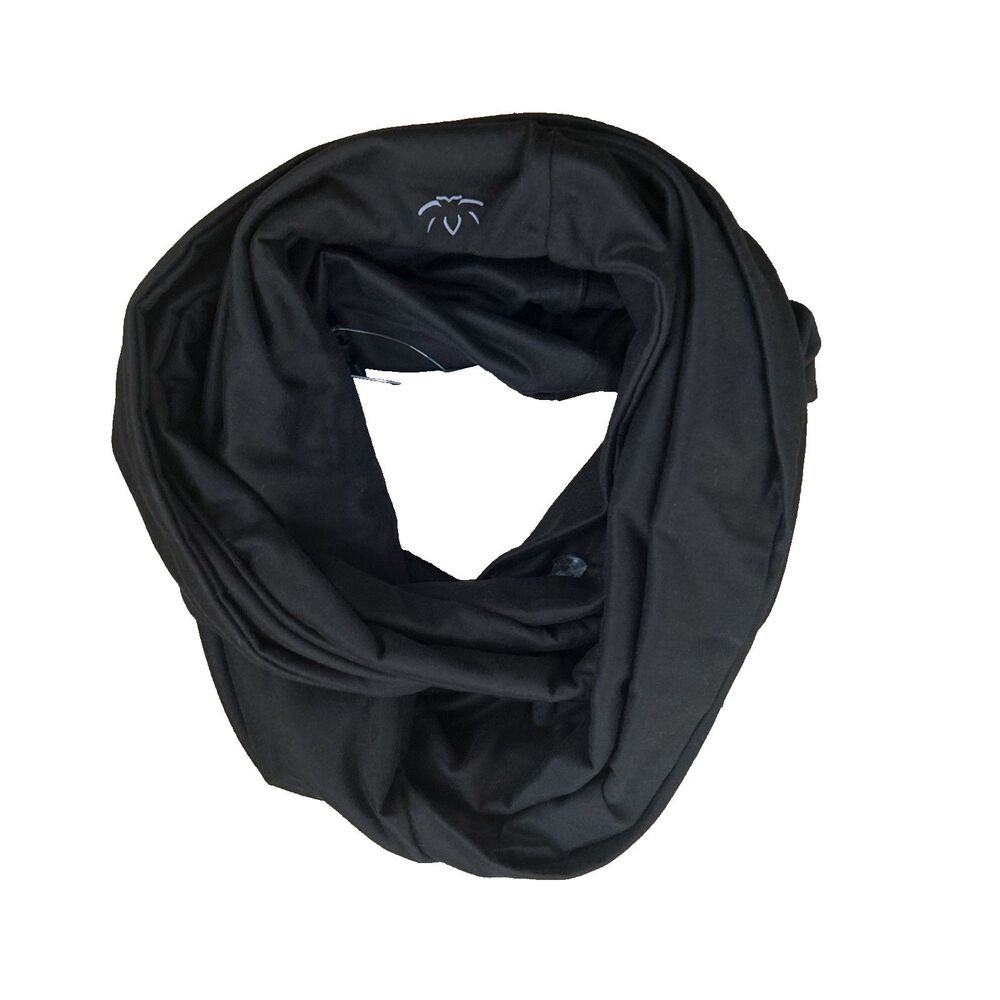 Beyond Yoga Black-Brown Hidden Pocket Infinity Scarf One Size NEW with Tags